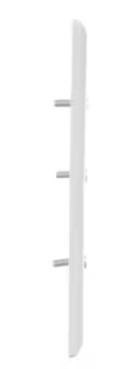 Eaton 2 -Gang Midsize Size White Polycarbonate Indoor Toggle/Duplex Wall Plate -- PJ18W