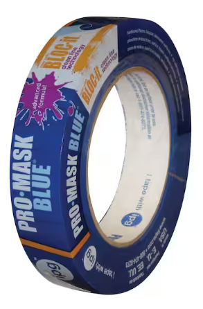 IPG 0.94 in. x 60 yds. ProMask Blue Painter's Tape with Bloc It -- 9531-1