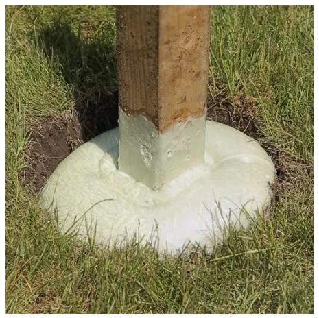 Sika PostFix Fence Post Mix, Mix-In-The-Bag Expanding Foam  -- 483503