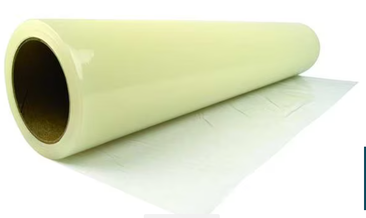 SURFACE SHIELDS Carpet Protection, 24 In W x 200 Ft L, 2.5 mil Thick Film, Clear, Adhesive Backed