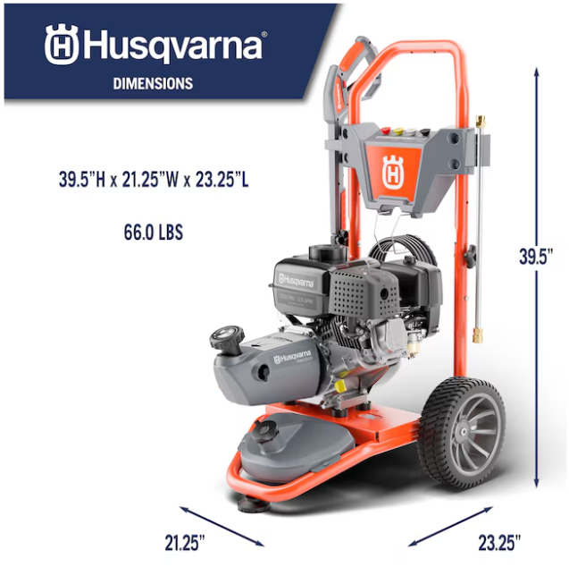 Husqvarna PW3200 Pressure Washer - Gas 208cc -- 022013
