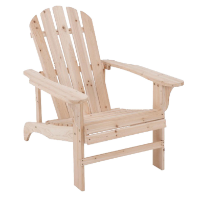 Seasonal Trends JN-16N Adirondack Chair, Cypress Seat &Frame