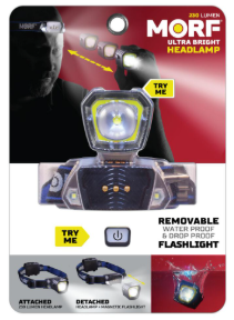 Morf 2in1 HeadLamp with detachable light