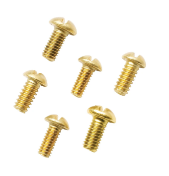 Plumb Pak Faucet Screws - assorted, Brass. 6 screws per pack -- PP808-49