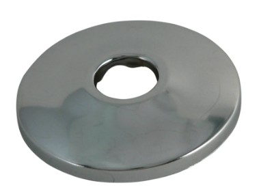 Plumb Pak Pp90pc Bath Flange, 3-1/2 In Od, Chrome Finish For 3/8 In Ips & 1/2 In Copper Pipe