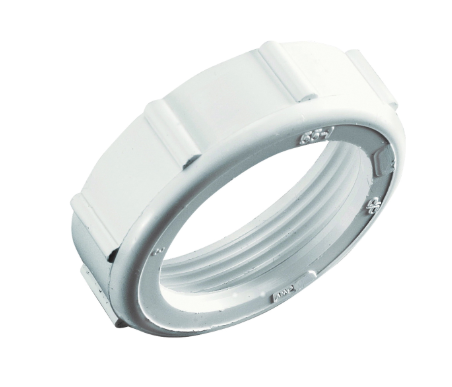 Plumb Pak Pp955w 1-1/2 In. Slip Joint Nut, Pvc, White, Pack Of 5