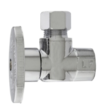 Plumb Pak Pp50pclf 3/8 X 3/8 In. Brass Angle Shut-off Valve With Chrome Finish