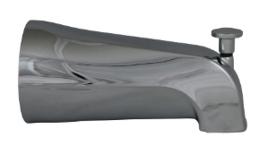Plumb Pak Pp825-36 Chrome Bathtub Spout With Diverter For Mobile Homes