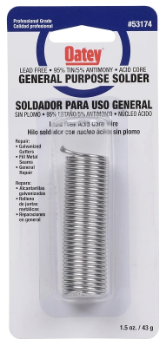 Oatley 95/5 Acid Core Wire Solder, 1.5 Ounce - Model 53174