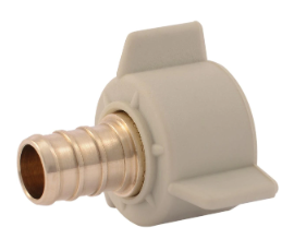 SharkBite 1/2 In. Barb x 1/2 In. FPT Brass PEX Adapter