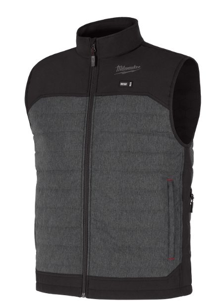 Axis M12 Heated Axis Quilted Vest Kit - HEXON --- GRAY