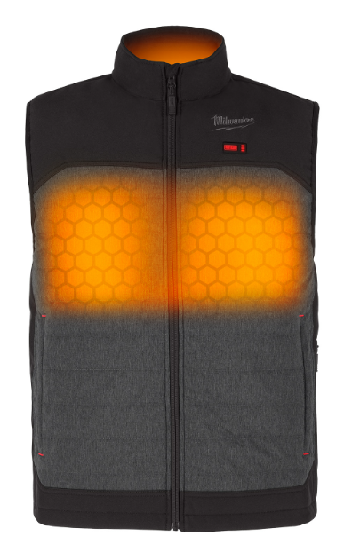Axis M12 Heated Axis Quilted Vest Kit - HEXON --- GRAY