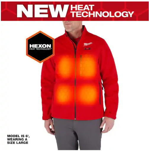 Milwaukee Toughshell M12 Heated Jacket Kit - HEXON - RED