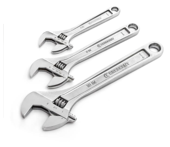 Crescent 3 Adjustable Wrenches Set - AC3PC