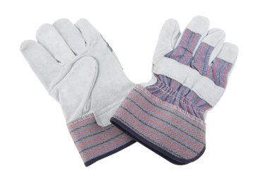 Diamondback SPAB Padded Gloves, Unisex, One-Size, 10-1/4 in L, Shirred Wrist, Fabric/Leather, Cotton Lining