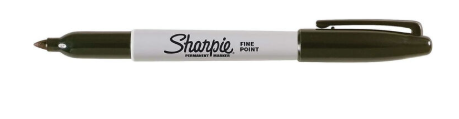 Sharpie The Original Black Plastic Barrel Fine Point Permanent Marker