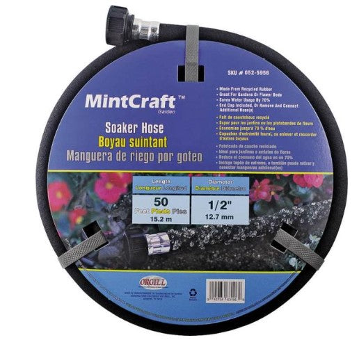 MINTCRAFT 50-Feet 1/2-Inch Diameter Soaker Hose