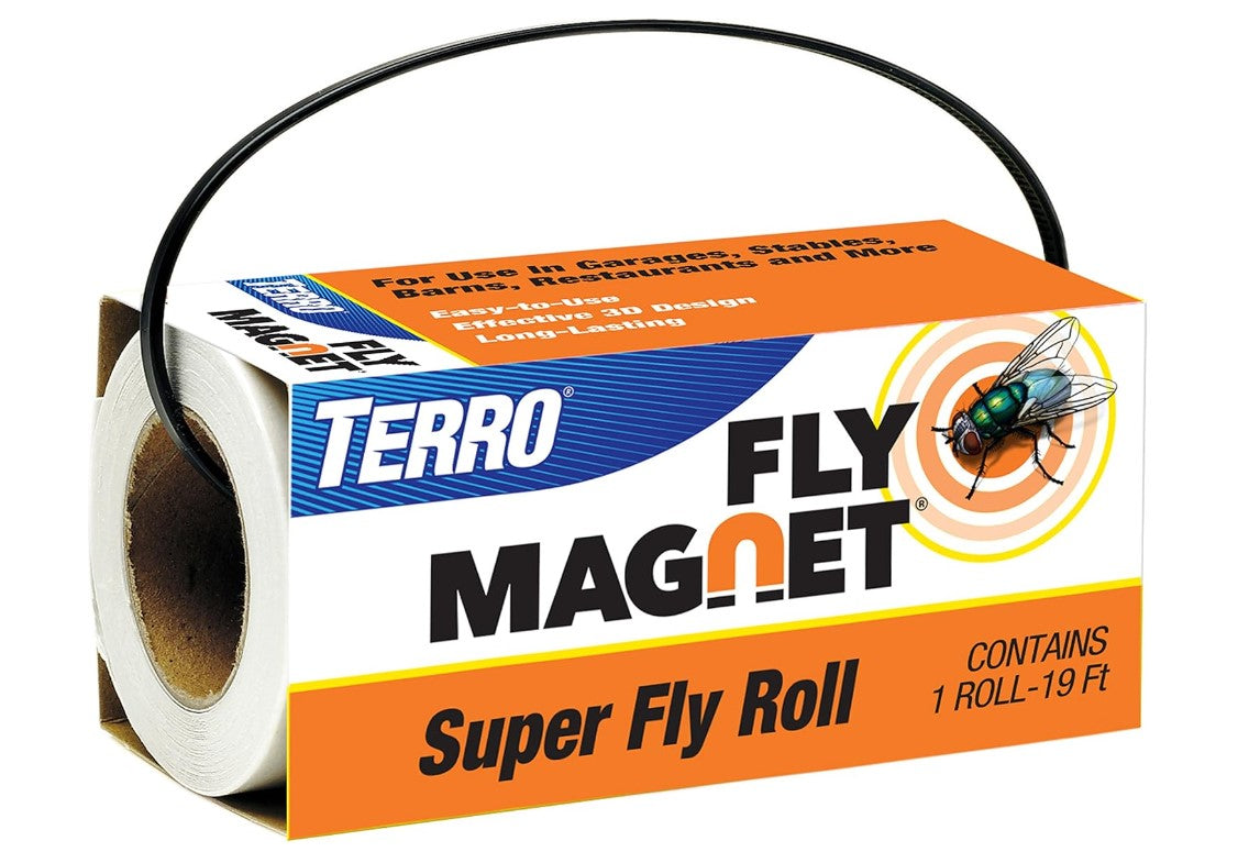 Terro T521 Super Fly Roll Magnet Fly Trap, White