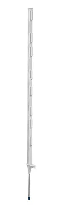 Step-in Fence Post 48 in. Plastic White