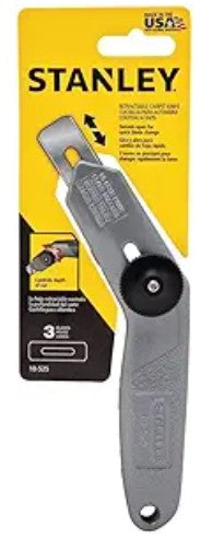 Stanley 6-1/2-Inch Retractable Carpet Knife