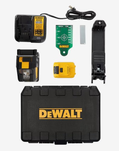 Dewalt 12V MAX* 5 Spot + Cross Line Green Laser -- DW0825LG