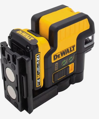 Dewalt 12V MAX* 5 Spot + Cross Line Green Laser -- DW0825LG