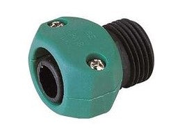 Landscapers Select GC5313L Hose Coupling, 5/8 to 3/4 in, Male, Plastic, Black/Green