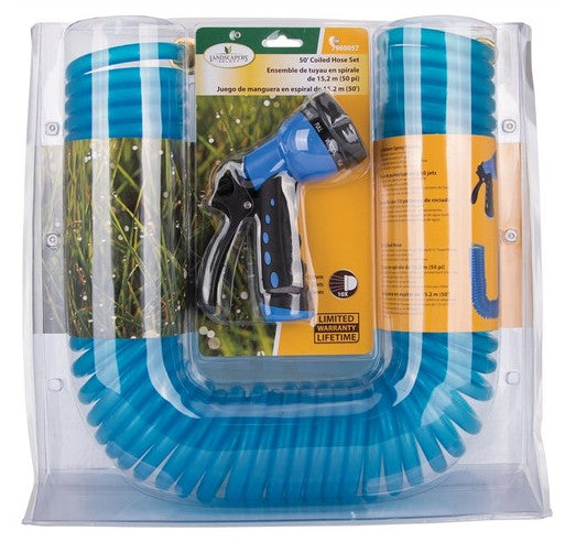 Landscapers Select 50' Coiled Hose Set