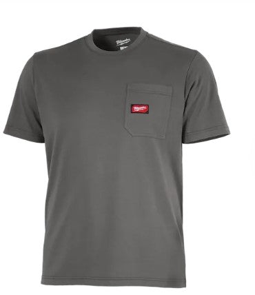 Milwaukee GRIDIRON™ Pocket T-Shirt - Short Sleeve - 605G (Gray)