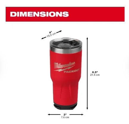 Milwaukee PACKOUT™ 30oz Tumbler - 48-22-8393