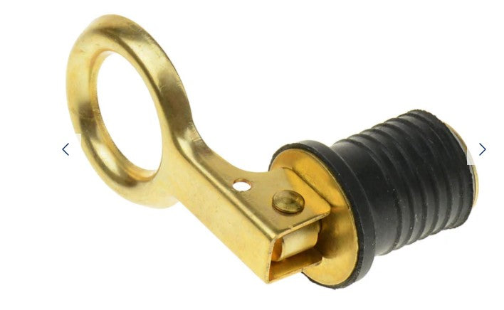 T-H Marine Supplies - 1" Snap Drain Plug - brass