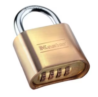 Master Lock No. 175D Set-Your-Own Brass Combination Padlock - 2"W