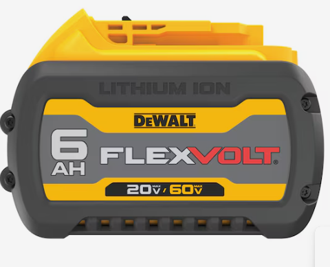 Dewalt 20V MAX*/60V MAX* FLEXVOLT® 6Ah Battery - DCB606