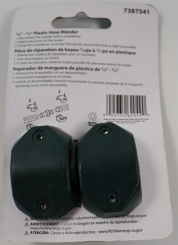 Landscapers Select 7387541 5/8"-3/4" Plastic Hose Mender