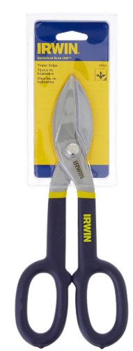 IRWIN Tools Tinner's Snip, Flat Blade, 10-inch (22010)