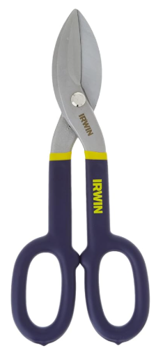 IRWIN Tools Tinner's Snip, Flat Blade, 10-inch (22010)