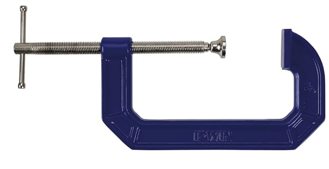 IRWIN QUICK-GRIP C-Clamp, 6", 225106, Blue
