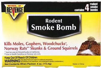 REVENGE® Rodent Smoke Bombs - 4 pack