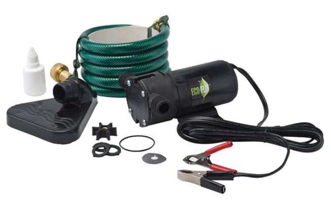 ECO-FLO Products PUP61DC 12 Volt Water Transfer Pump Kit, 1/12 HP, 360 GPH