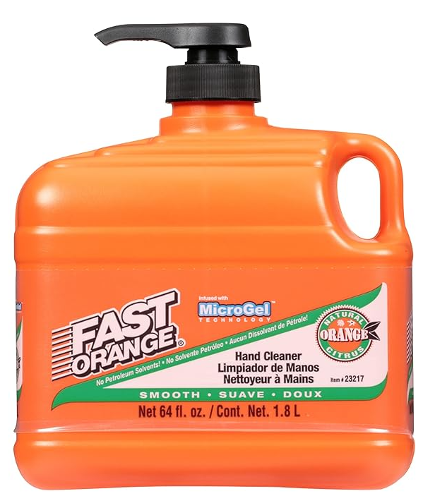 Fast Orange 23217 Smooth Lotion Hand Cleaner with Pump, 1/2 Gallon