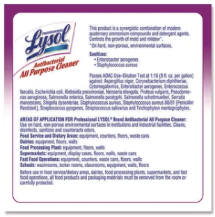 Lysol Professional Antibacterial All Purpose Cleaner, 128 Ounce