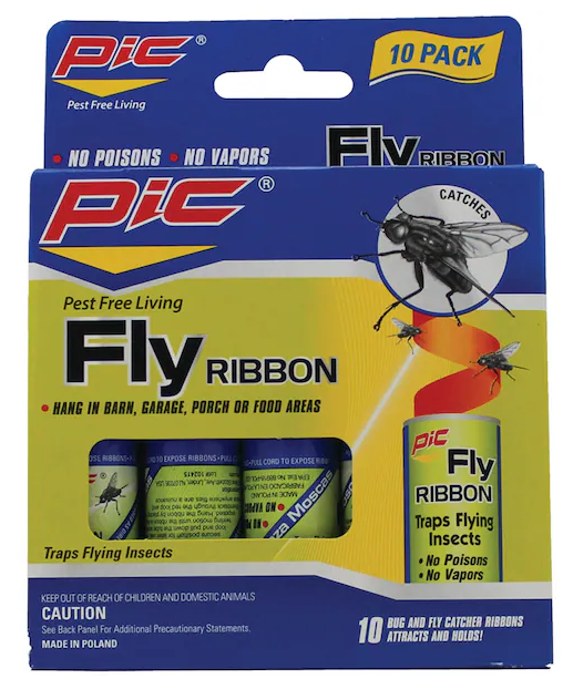 Pic Fly Ribbon Traps & Holds -- 10 pack --- FR10B