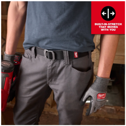 Milwaukee FREEFLEX™ Nylon Webbing 1.5" Belt -- M760B (Black)