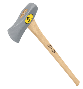 Vulcan 34528 Wood Splitting Maul, 8 lb Head, Wood Handle