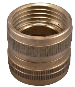 Plumb Pak Pp850 Swivel Garden Hose Adapter, 3/4 X 3/4 in, Fht X Fip, Brass -- PP850-67