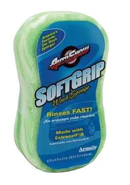 Autoshow 11802 Soft-Grip Sponge, 8-3/4 in L, 4-3/4 in W, 2-7/8 in Thick, Polyester, Assorted