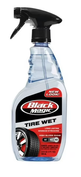 Black Magic Tire Wet 23 oz. Tire Shine Lasts Up to 4 Weeks - BM23