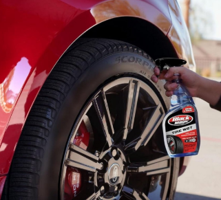 Black Magic Tire Wet 23 oz. Tire Shine Lasts Up to 4 Weeks - BM23