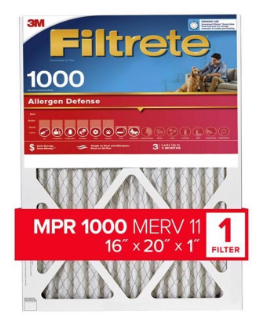 Filtrete 3M - 9800-4 - 16 in. W X 20 in. H X 1 in. D 11 MERV Pleated Air Filter 1 pk