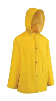RainCoat w/hood Yellow -- XXL -- 2piece -- 44036/2XL
